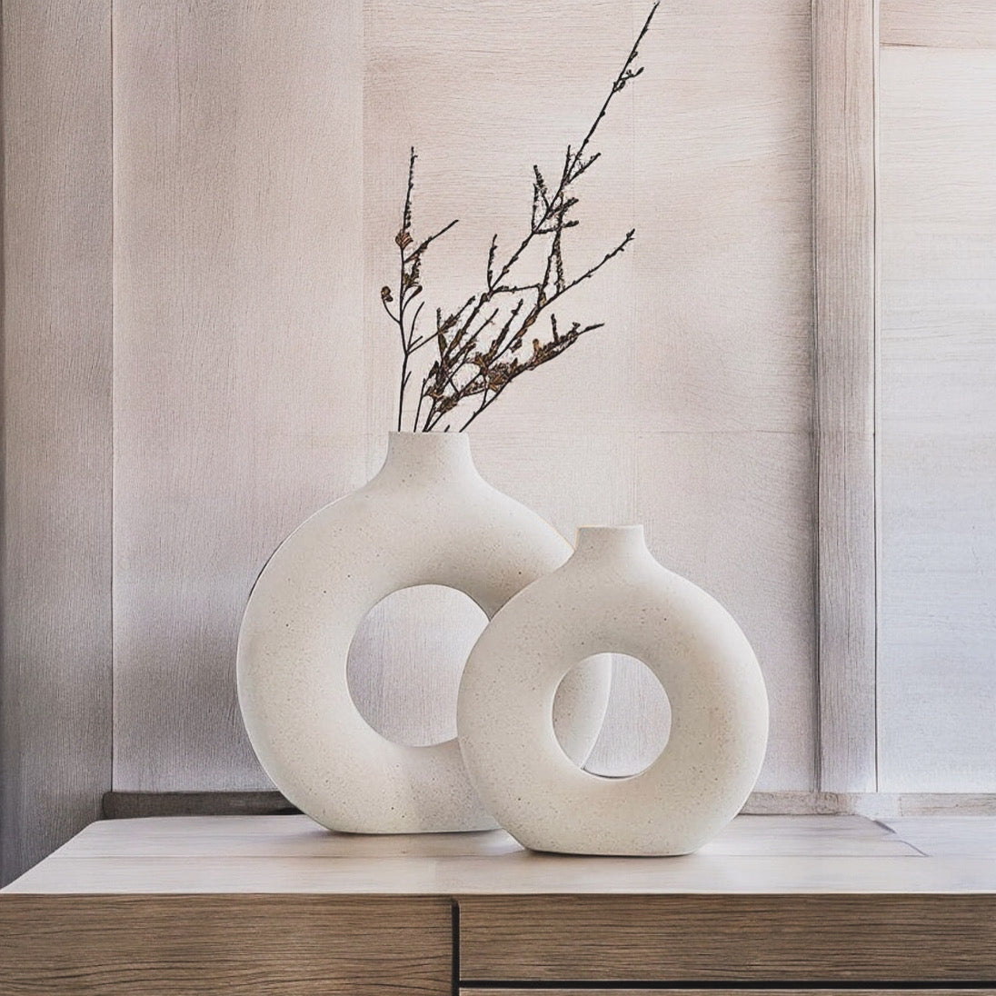 White Creamic Vase